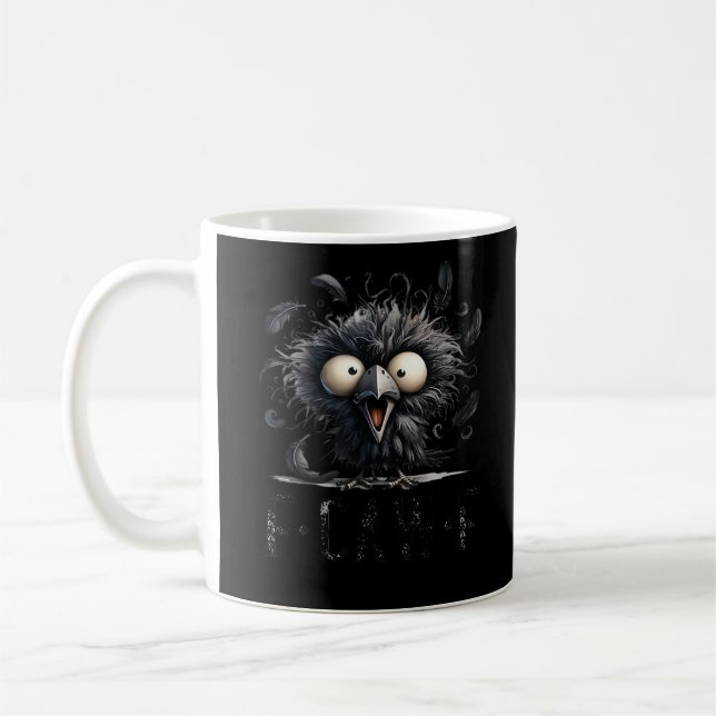 F-Caw-F Bird Funny Trendy Unique Coffee Mug (Left)