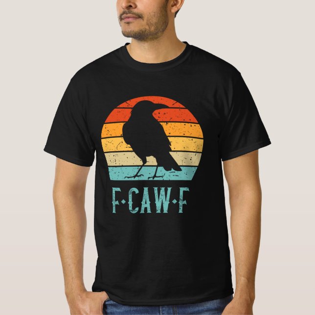F-Caw-F Black Crow T-Shirt (Front)
