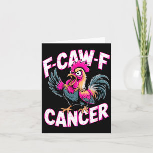 F-caw-f cancer breast cancer awareness accessories card