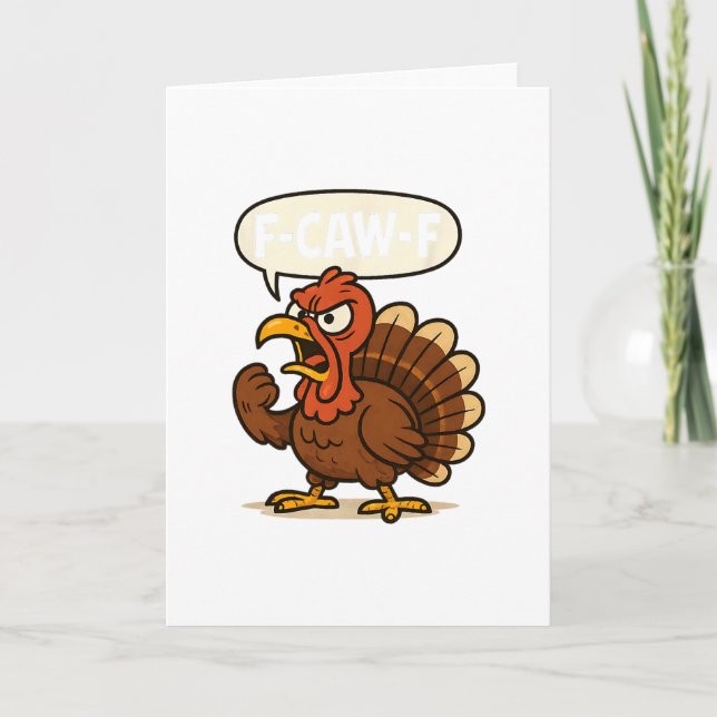 F-caw-f  card (Front)