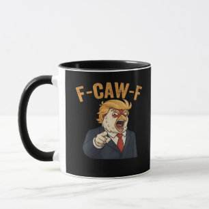 F-Caw-F Chicken Anti Classic Vintage Graphic Mug
