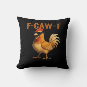 F-Caw-F Chicken Classic Aesthetic Design Cushion
