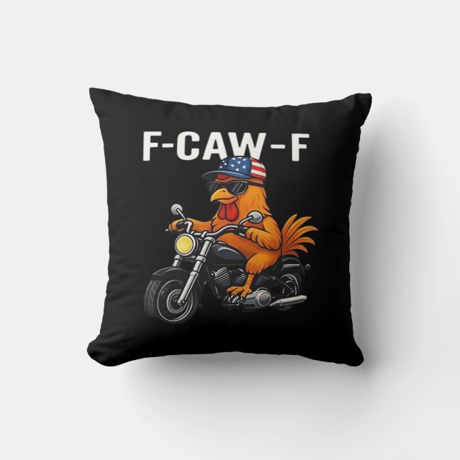F-Caw-F Chicken Classic Aesthetic Graphic Cushion (Front)