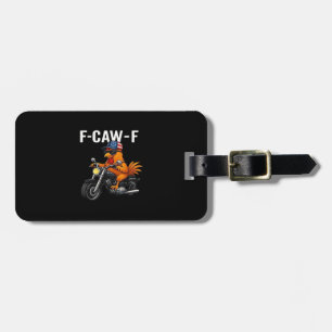 F-Caw-F Chicken Classic Aesthetic Graphic Luggage Tag