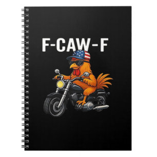 F-Caw-F Chicken Classic Aesthetic Graphic Notebook