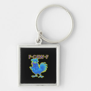 F-Caw-F Chicken Classic Creative Casual Key Ring
