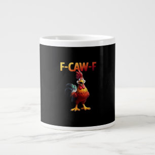 F-Caw-F Chicken Classic Creative Casual Large Coffee Mug