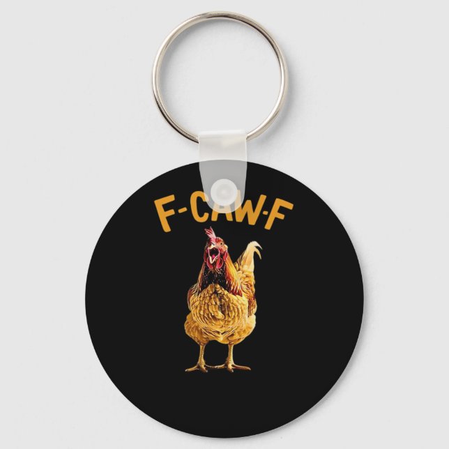 F-Caw-F-Chicken Classic Creative Style Key Ring (Front)