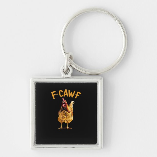 F-Caw-F-Chicken Classic Creative Style Key Ring (Front)