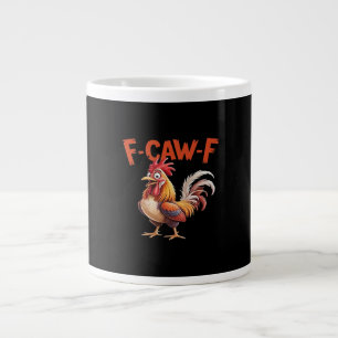 F-Caw-F Chicken Classic Creative Style Large Coffee Mug