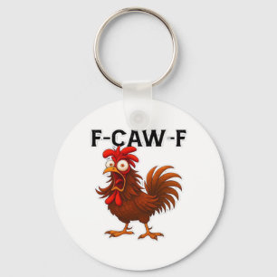 F-Caw-F Chicken Classic Key Ring