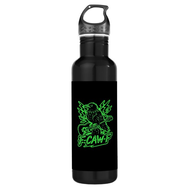 F-Caw-F Chicken Classic Minimal Clean 710 Ml Water Bottle (Front)