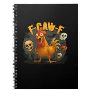 F-Caw-F Chicken Classic Minimal Clean Notebook