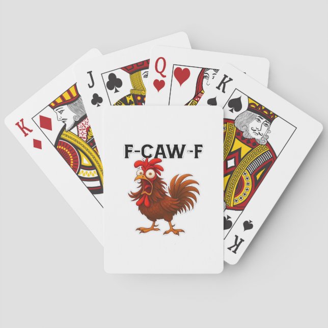 F-Caw-F Chicken Classic Playing Cards (Back)