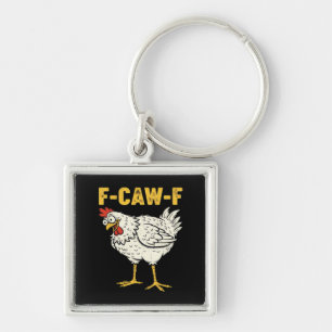F-Caw-F Chicken Classic Retro Cool Key Ring