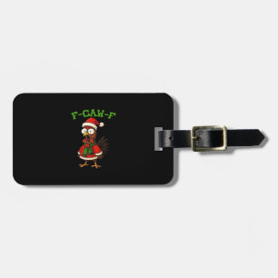 F-Caw-F Chicken Classic Retro Graphic Luggage Tag