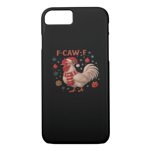 F-Caw-F Chicken Classic Trendy Casual Case-Mate iPhone Case (Back)