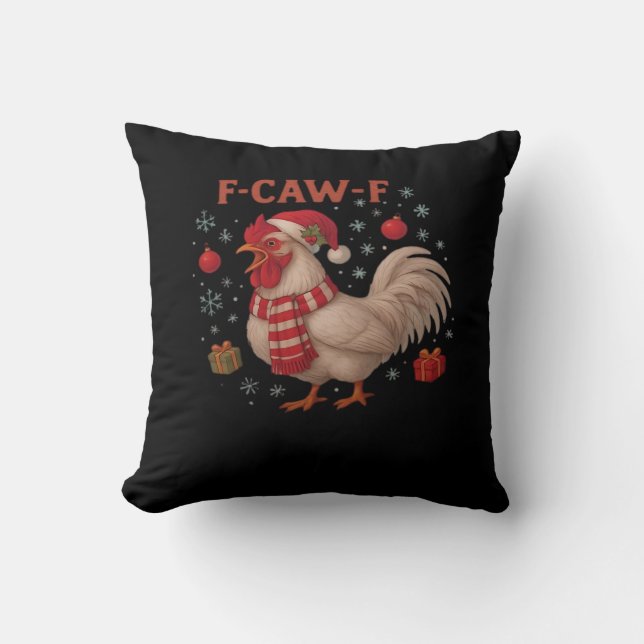 F-Caw-F Chicken Classic Trendy Casual Cushion (Front)