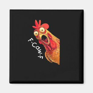 F-Caw-F-Chicken Classic Vintage Graphic Magnet