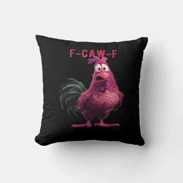 F-Caw-F-Chicken Essential Aesthetic Unique Cushion (Front)
