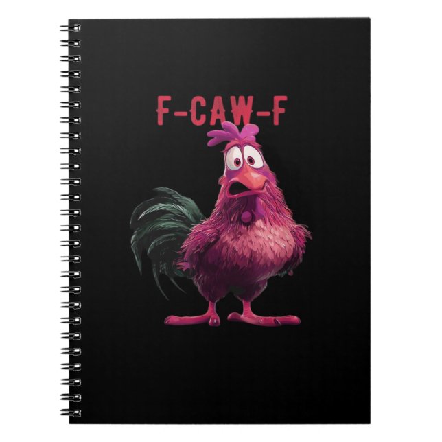 F-Caw-F-Chicken Essential Aesthetic Unique Notebook (Front)