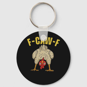 F-Caw-F-Chicken Essential Art Graphic Key Ring