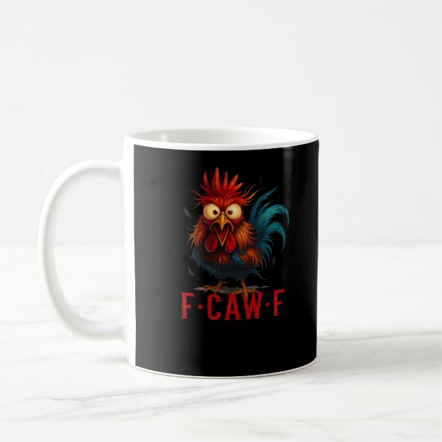 F-Caw-F Chicken Essential Basic Style Coffee Mug (Left)