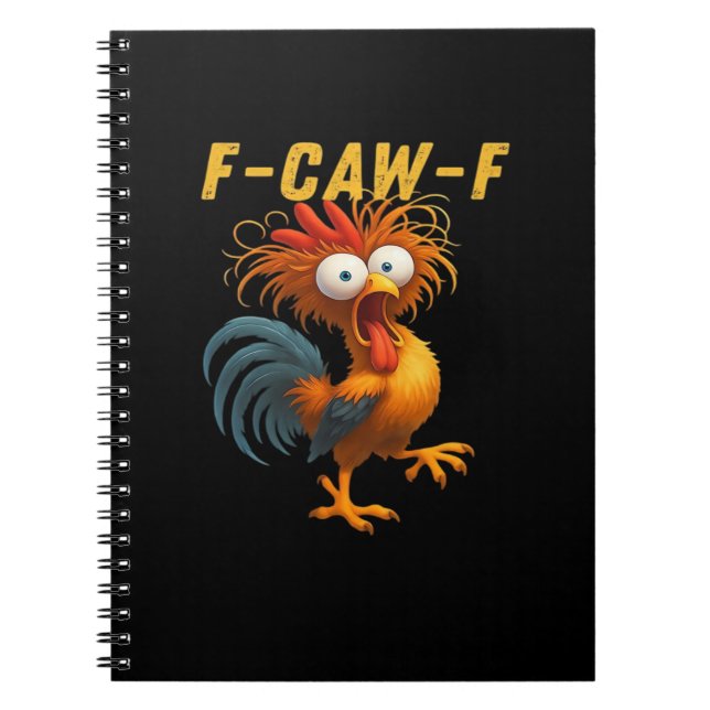 F-Caw-F Chicken Essential Funny Design Notebook (Front)