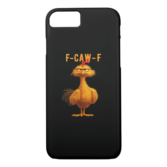 F-Caw-F-Chicken Essential Minimal Clean Case-Mate iPhone Case (Back)