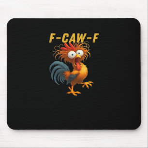 F-Caw-F-Chicken Essential Retro Classic Mouse Pad
