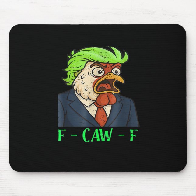 F-Caw-F Chicken Essential Simple Clean Mouse Pad (Front)