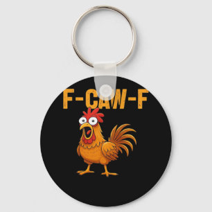 F-Caw-F-Chicken Essential Simple Design Key Ring