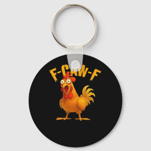 F-Caw-F-Chicken Essential Vintage Cool Key Ring
