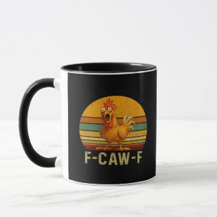 F-Caw-F Chicken Essential Vintage Graphic Mug