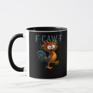 F-Caw-F Chicken Essential Vintage Style Mug