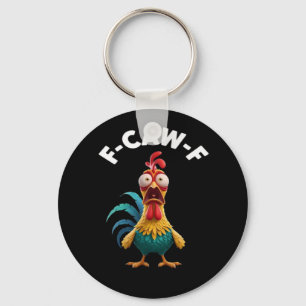 F-Caw-F Chicken F-Caw-F Chicken Classic Cool Uniqu Key Ring