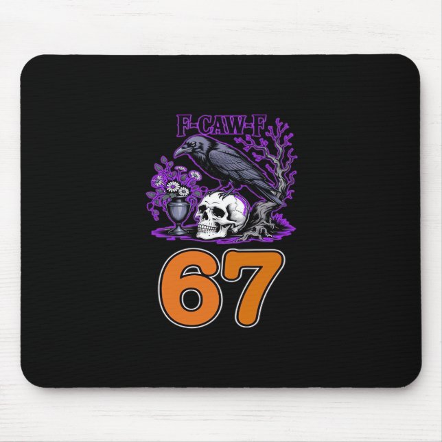 F-Caw-F Chicken Halloween Classic Funny Trendy Mouse Pad (Front)