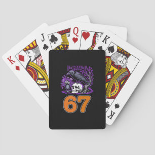 F-Caw-F Chicken Halloween Classic Funny Trendy Playing Cards