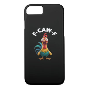 F-Caw-F Chicken Humor Classic Vintage Design iPhone 8/7 Case