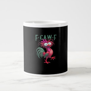 F-Caw-F Chicken Minimal Clean Large Coffee Mug