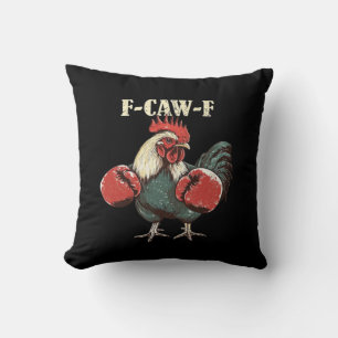 F-Caw-F Chicken Retro Classic Cushion
