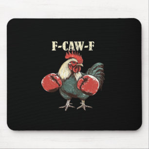 F-Caw-F Chicken Retro Classic Mouse Pad