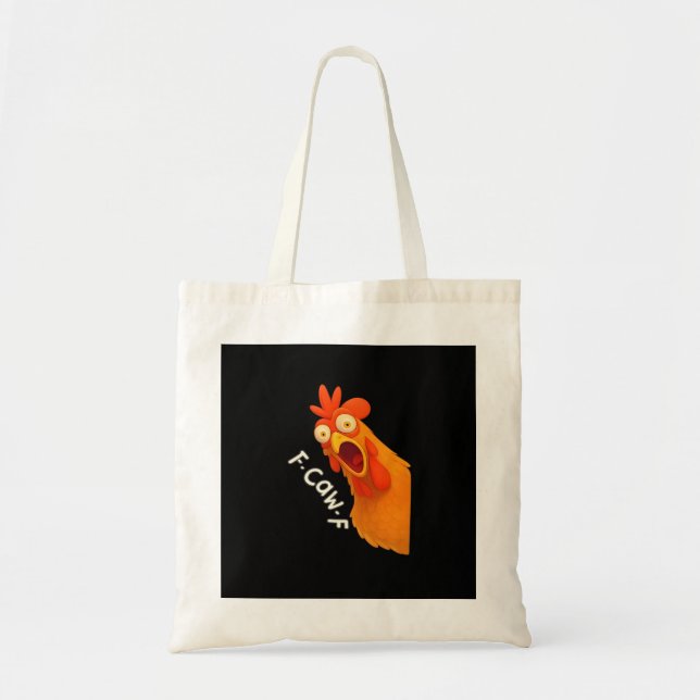 F-Caw-F Chicken Retro Classic Tote Bag (Front)