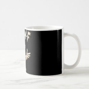 F-caw-f Chicken Wide Eyes Funny Farm Cartoon Humou Coffee Mug