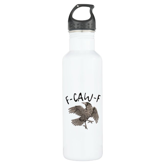 F-Caw-F Classic Aesthetic Casual 710 Ml Water Bottle (Front)