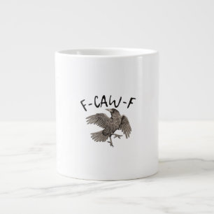 F-Caw-F Classic Aesthetic Casual Large Coffee Mug