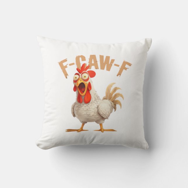 F-Caw-F Classic Aesthetic Style Cushion (Front)