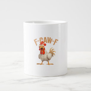 F-Caw-F Classic Aesthetic Style Large Coffee Mug