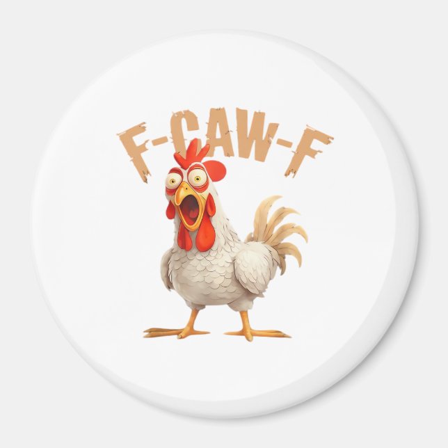 F-Caw-F Classic Aesthetic Style Magnet (Front)