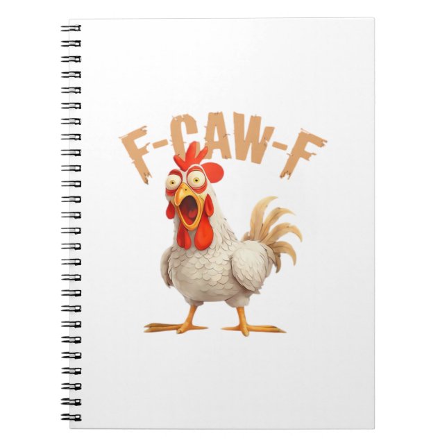 F-Caw-F Classic Aesthetic Style Notebook (Front)